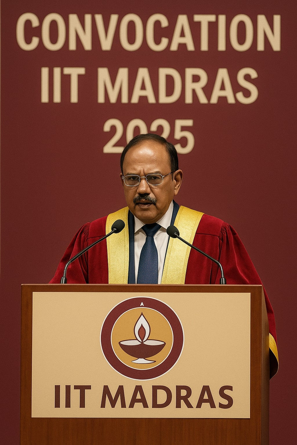 Ajit Doval Speech IIT Madras 2025 में दीक्षांत समारोह में भाषण देते हुए