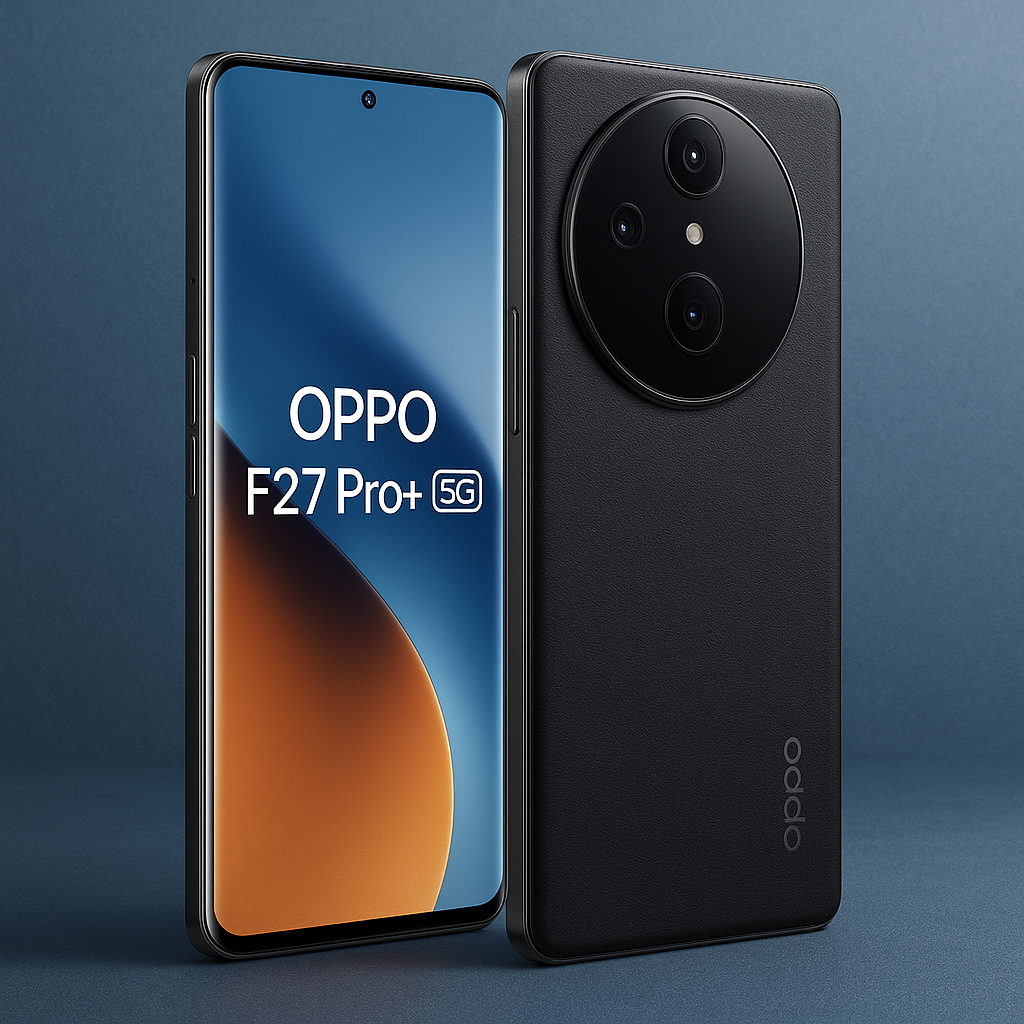 Oppo F27 Pro Plus 5G front and back view