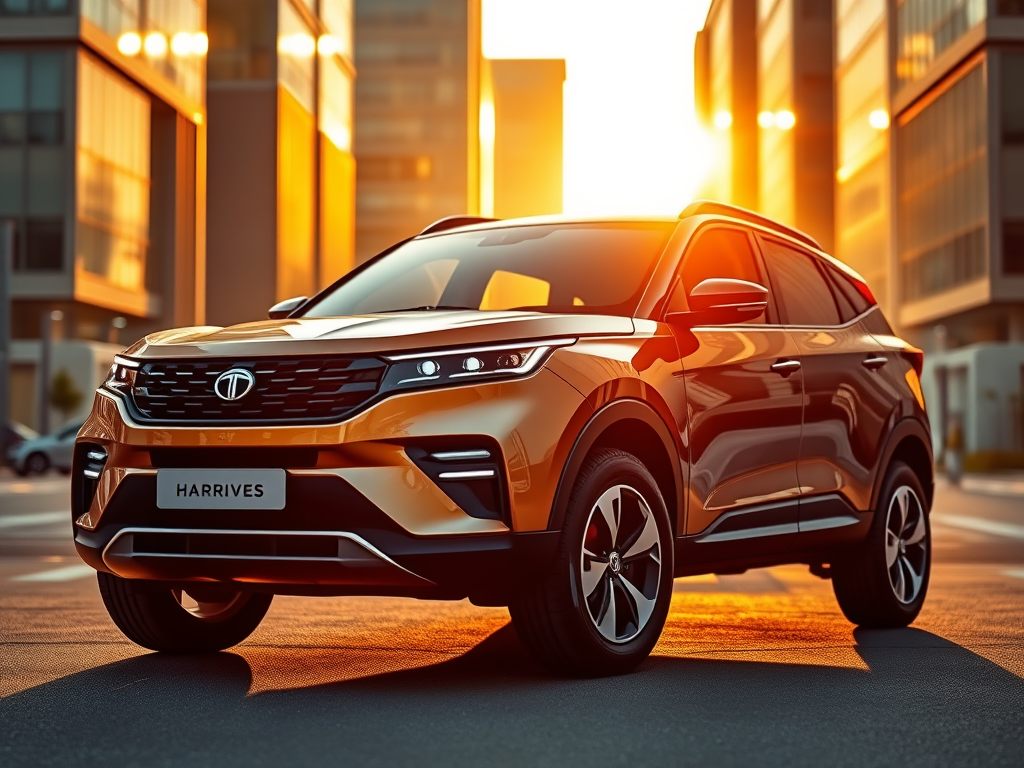 Tata Harrier EV 2025 electric SUV front view